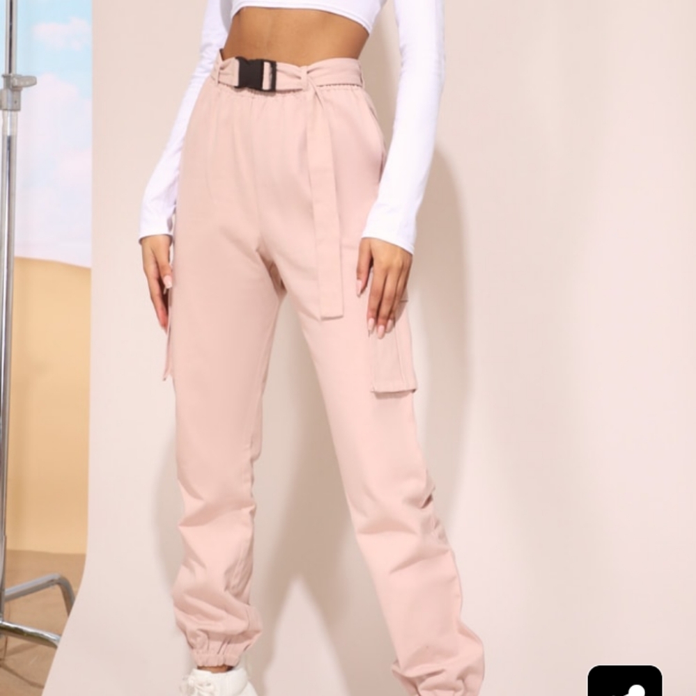 Pretty little thing Pink joggers